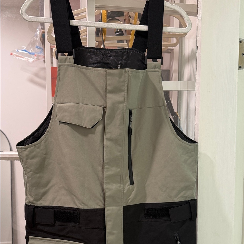Dook Snow Black and Green insulated snow bib